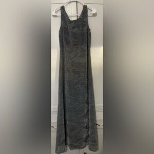 Harlow Dress Silver Metallic
